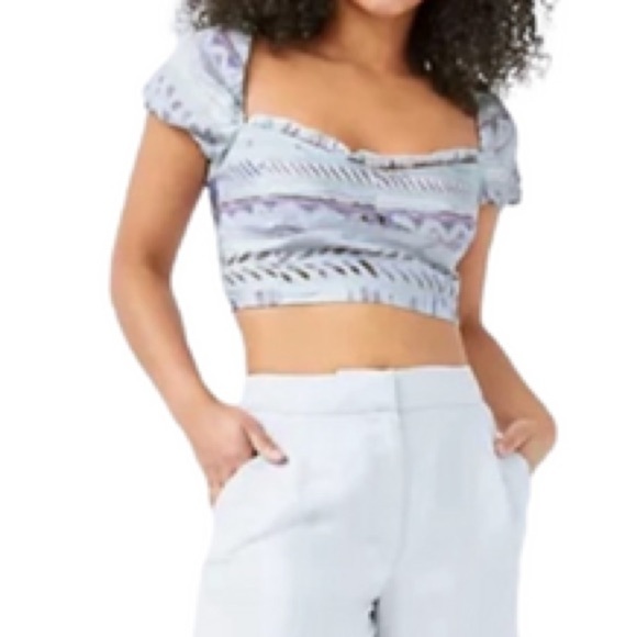 NWT Aritzia Wilfred Wander Linen Corset Top - Picture 2 of 11